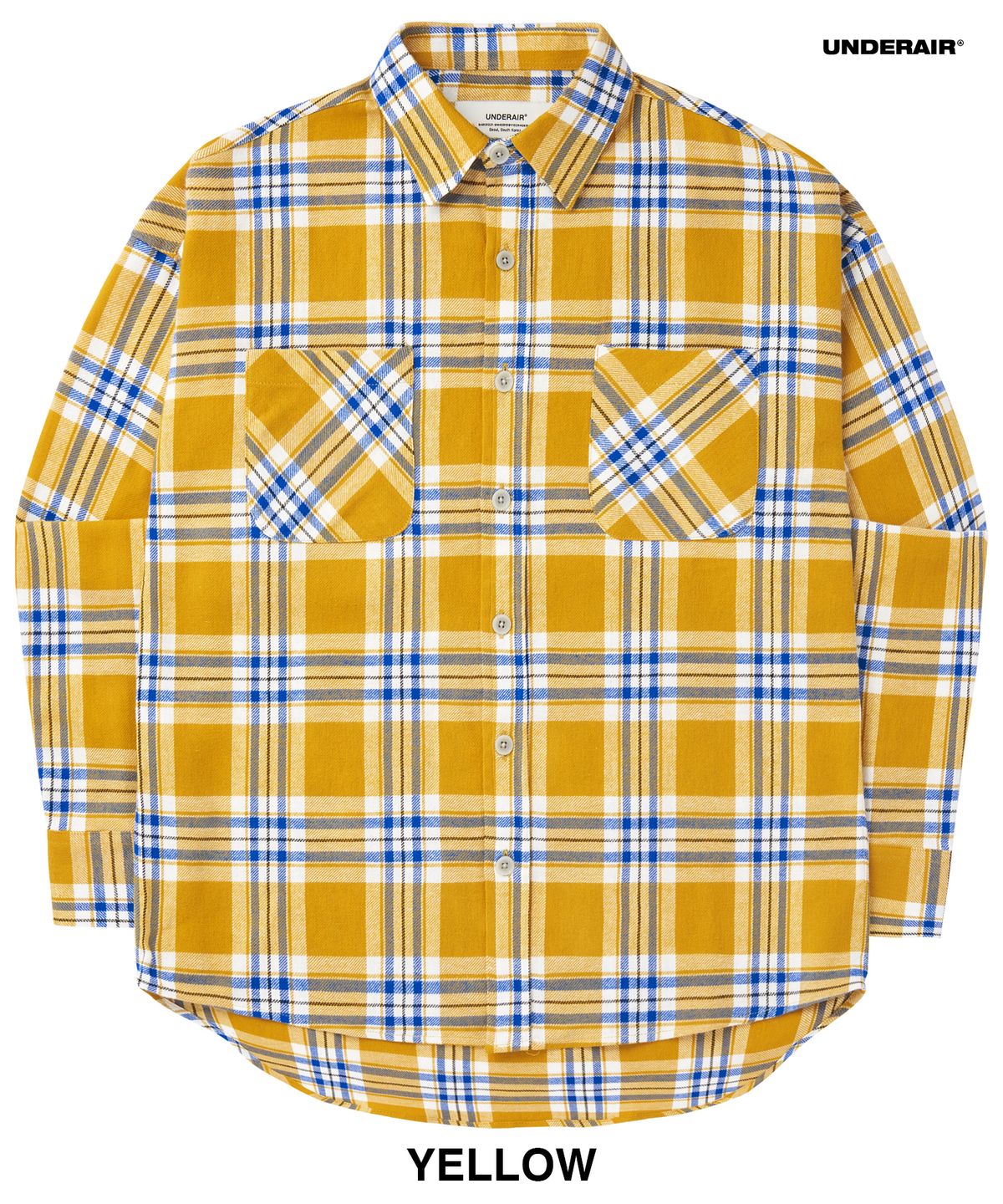 언더에어(UNDERAIR) [오버사이즈] HOLY HELEN CHECK SHIRTS (5 COLOR)