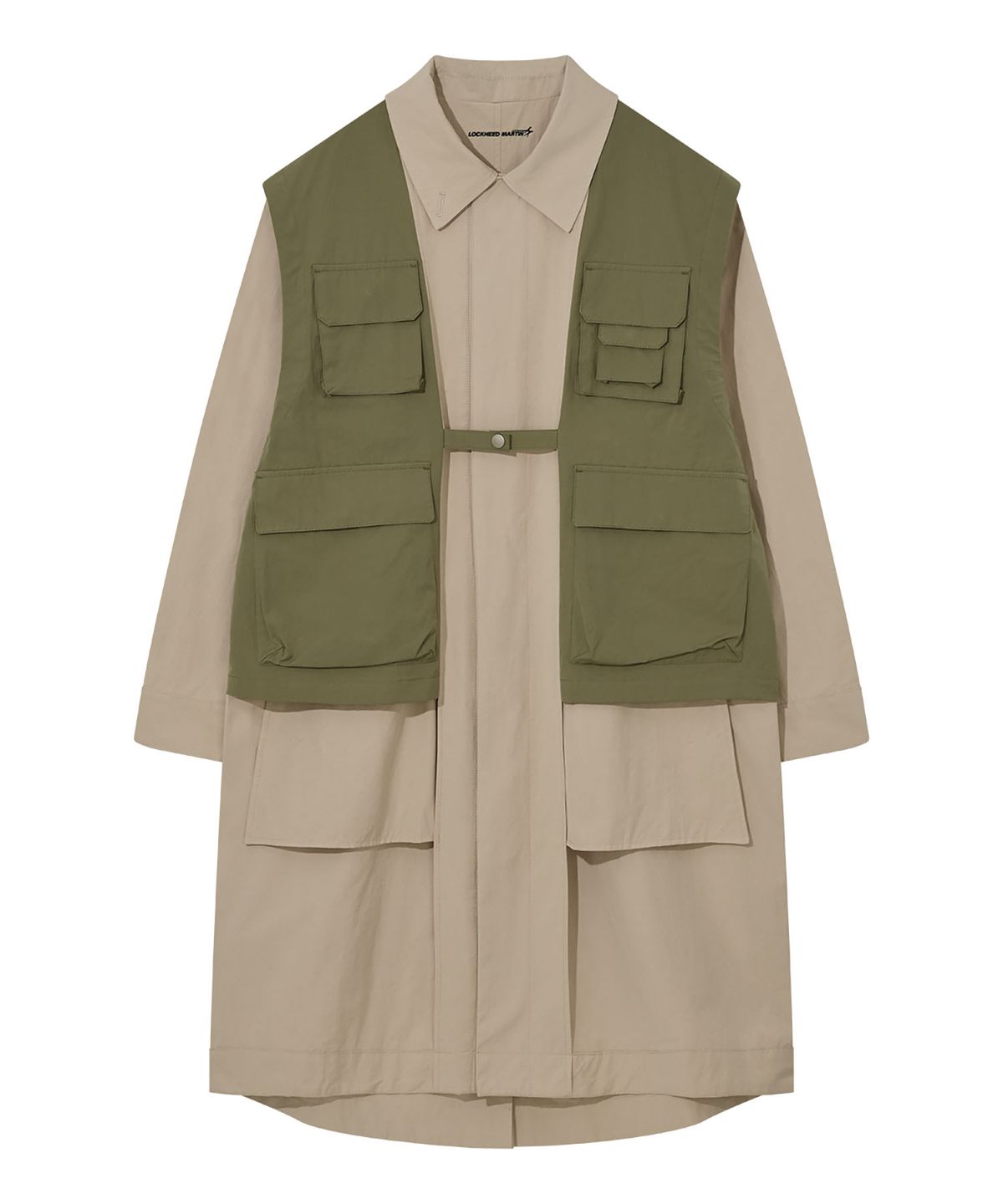 록히드마틴(LOCKHEED MARTIN) UTILITY REVERSIBLE COAT (BEIGE)