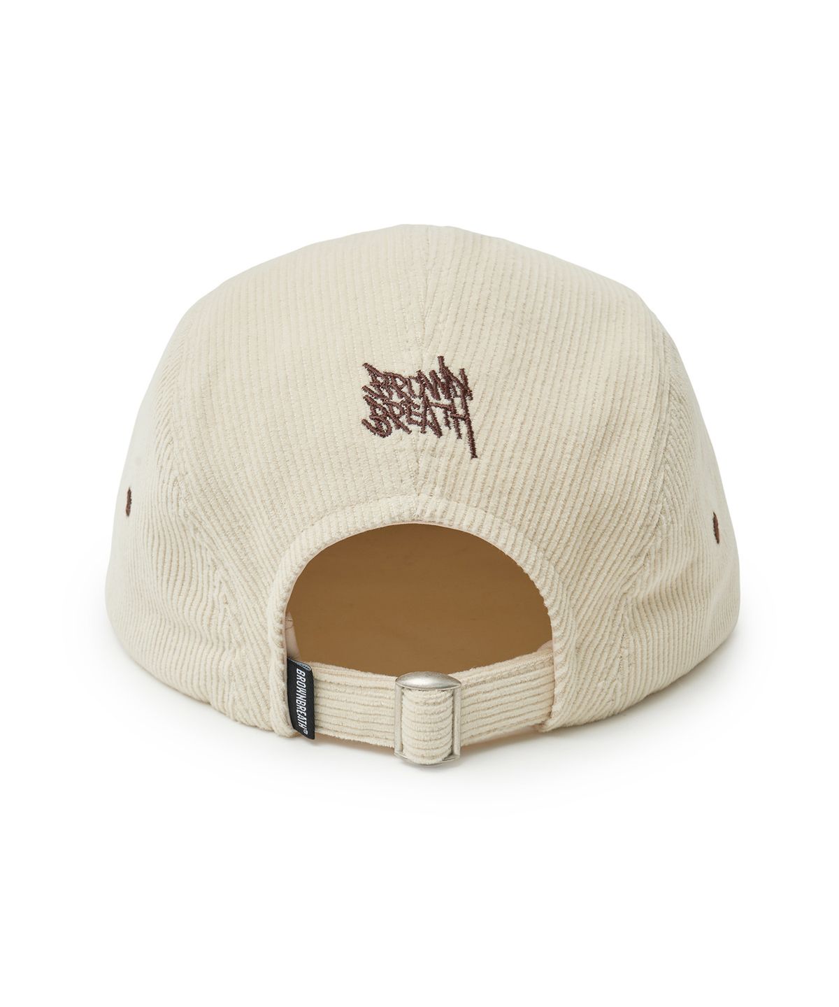 브라운브레스(BROWNBREATH) CORDUROY CAMP CAP - IVORY