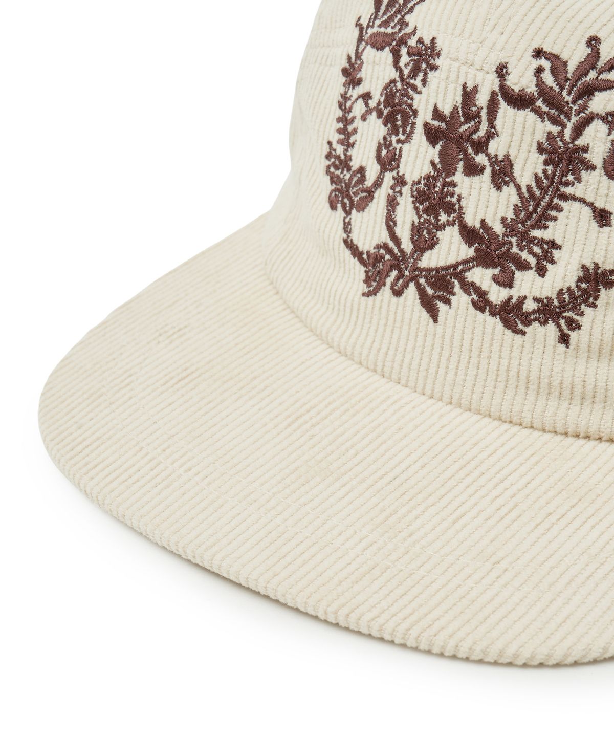 브라운브레스(BROWNBREATH) CORDUROY CAMP CAP - IVORY
