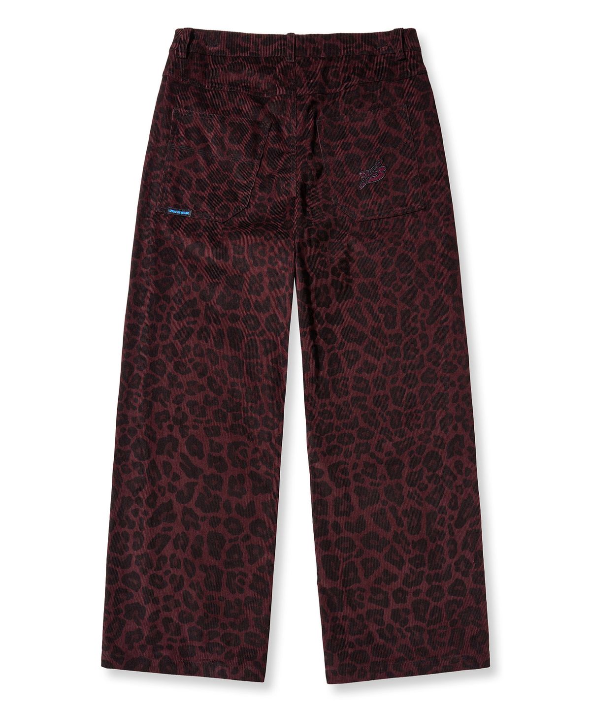 브라운브레스(BROWNBREATH) W PSYCHEDELIC B BAGGY PANTS - BURGUNDY
