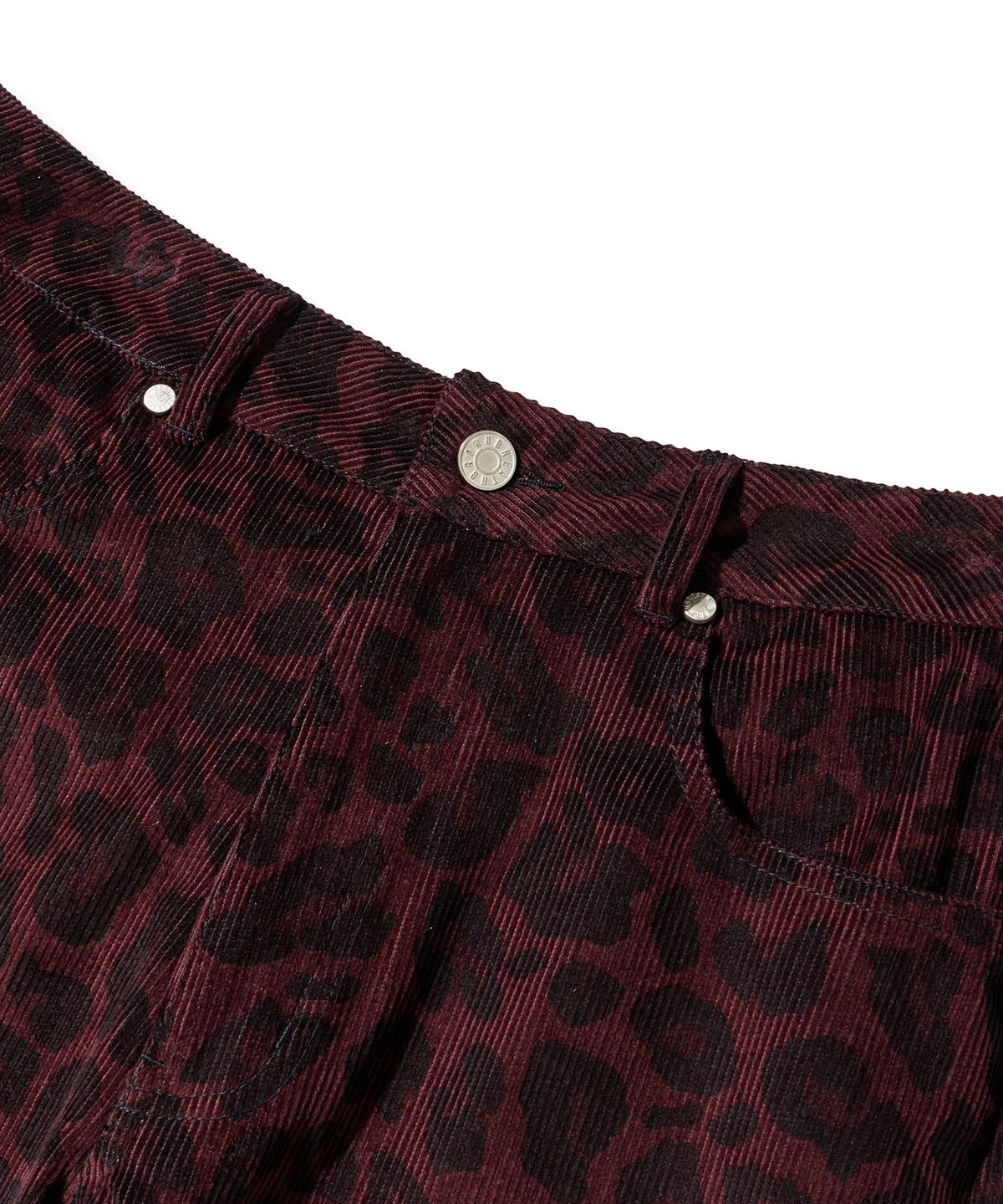 브라운브레스(BROWNBREATH) W PSYCHEDELIC B BAGGY PANTS - BURGUNDY