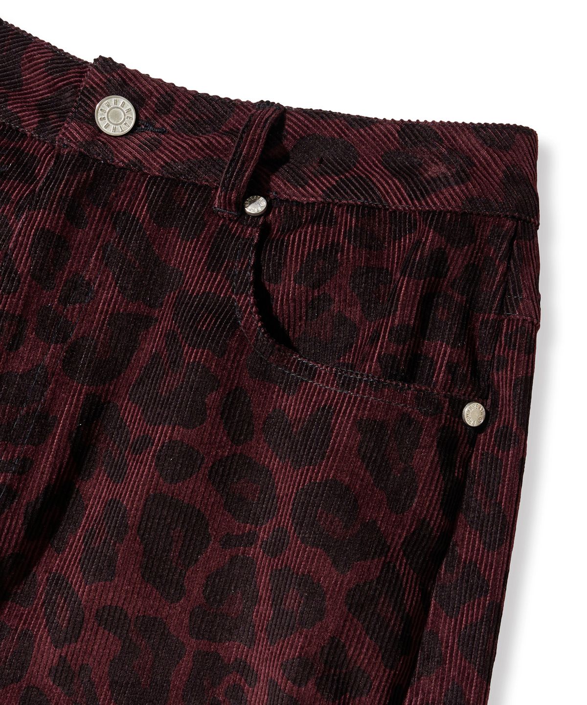 브라운브레스(BROWNBREATH) W PSYCHEDELIC B BAGGY PANTS - BURGUNDY