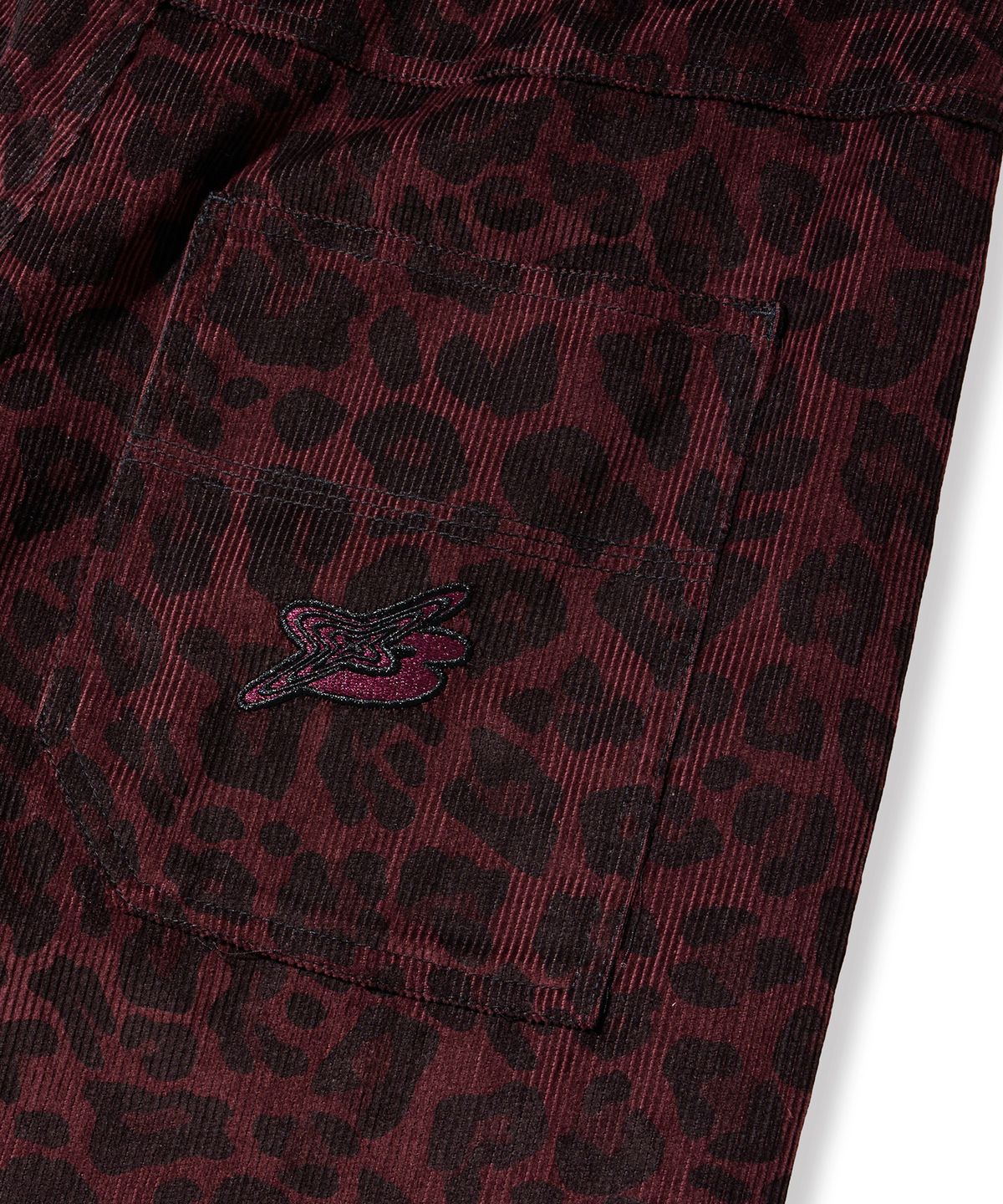 브라운브레스(BROWNBREATH) W PSYCHEDELIC B BAGGY PANTS - BURGUNDY
