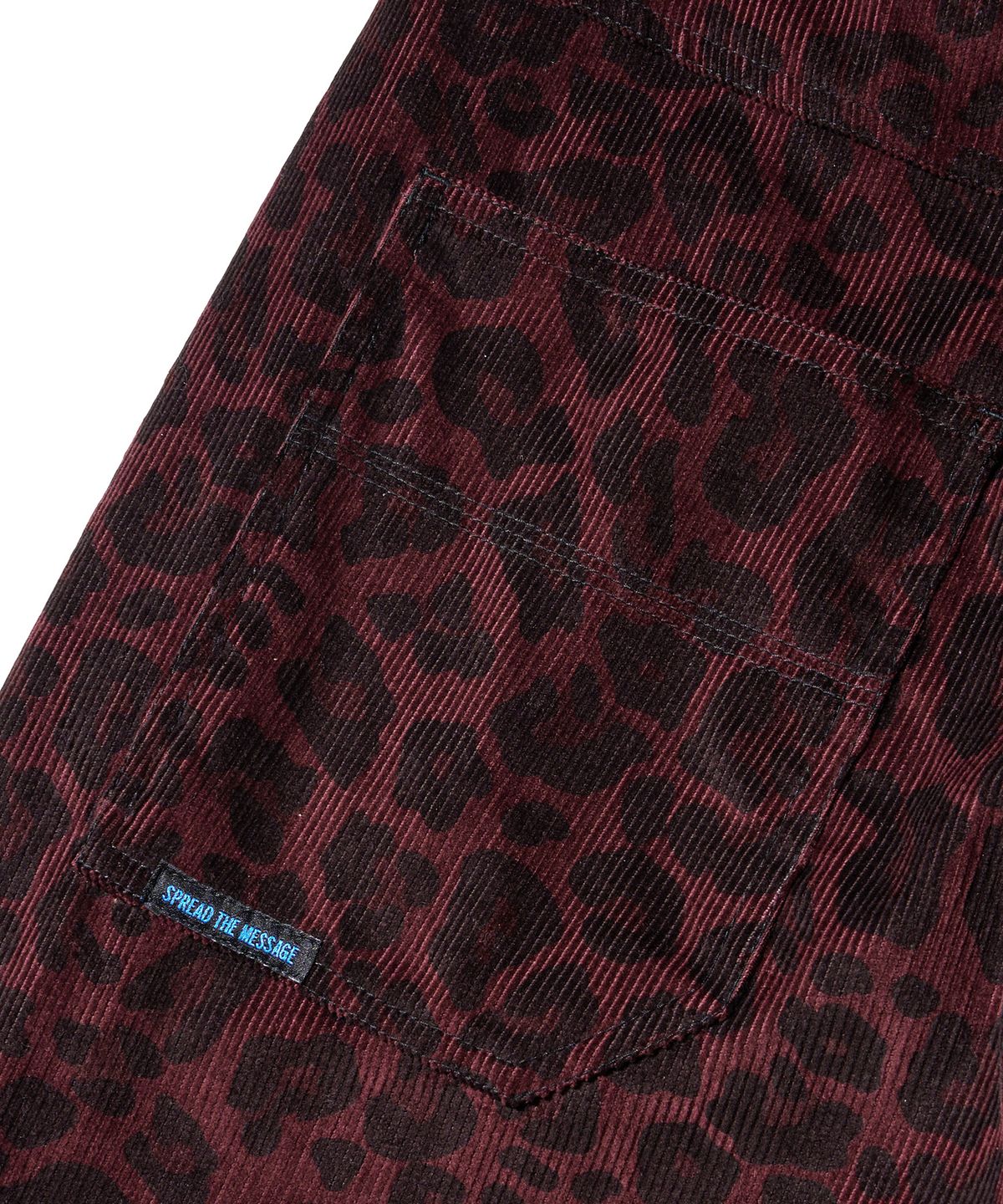 브라운브레스(BROWNBREATH) W PSYCHEDELIC B BAGGY PANTS - BURGUNDY