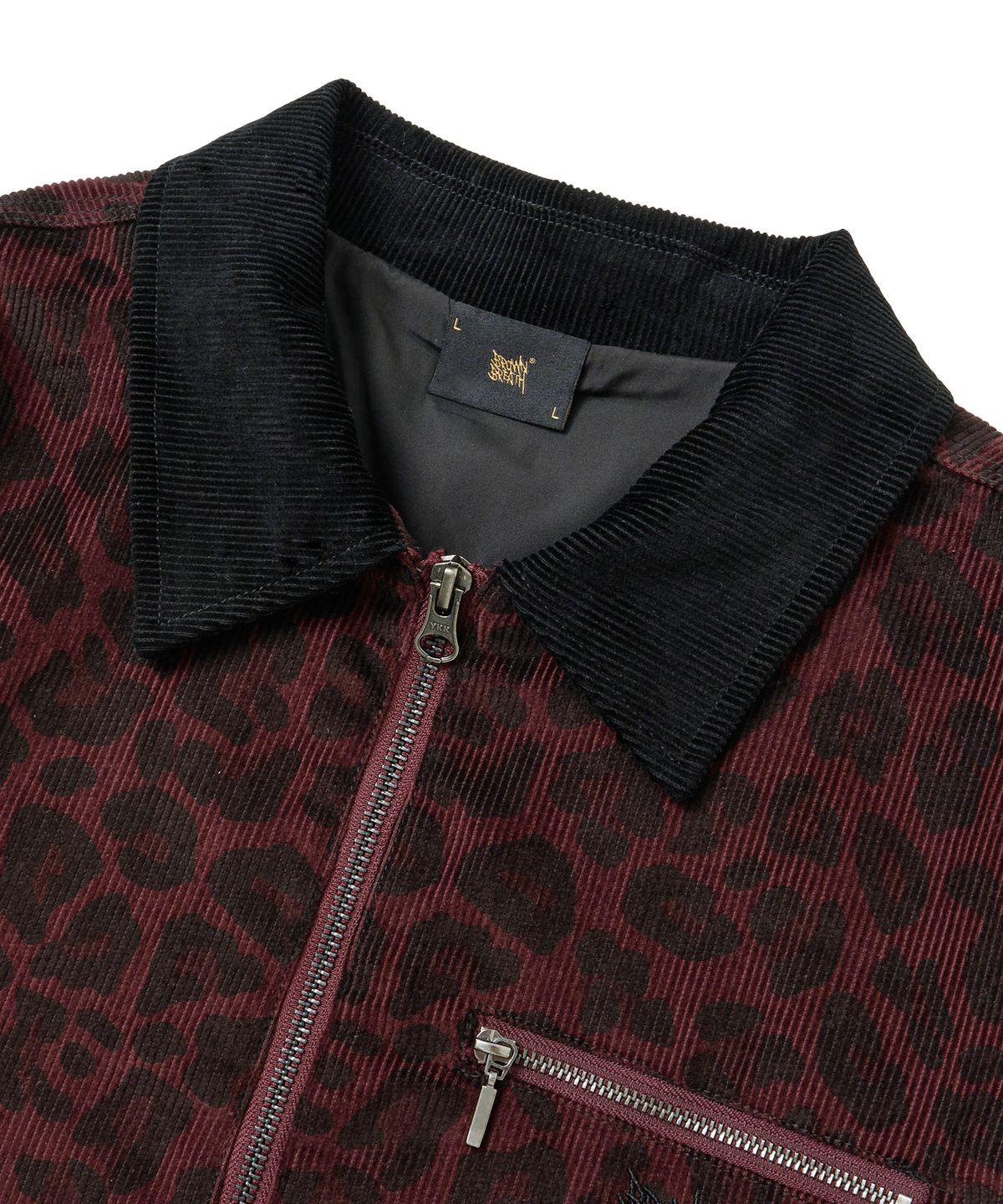 브라운브레스(BROWNBREATH) W CORDUROY WORK JACKET - BURGUNDY
