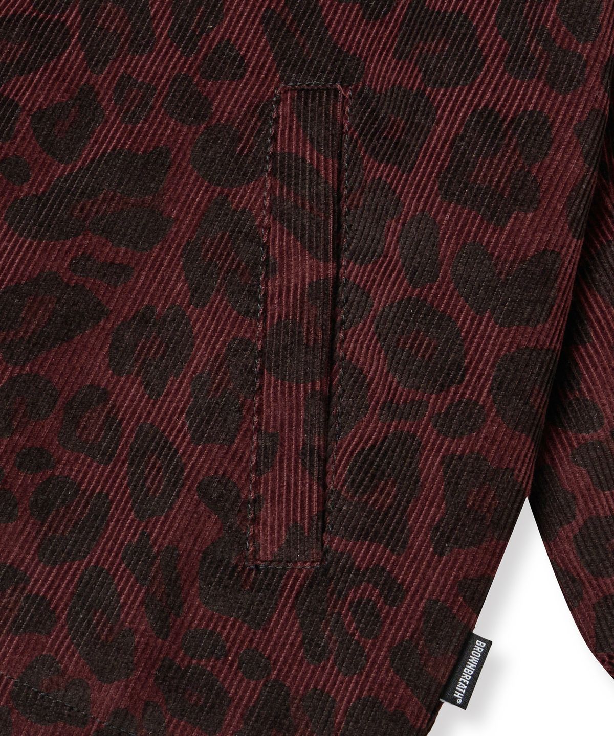 브라운브레스(BROWNBREATH) W CORDUROY WORK JACKET - BURGUNDY