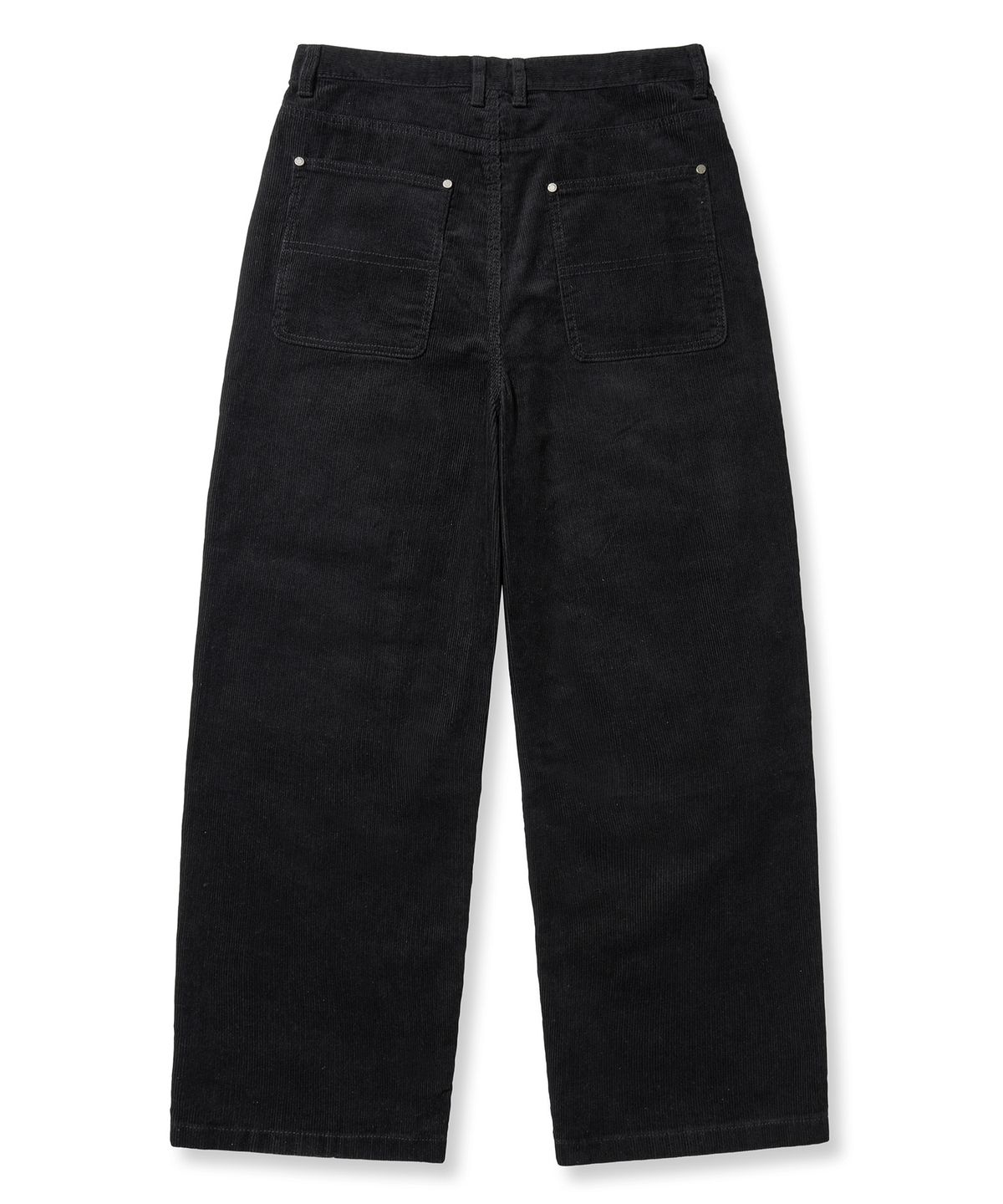 브라운브레스(BROWNBREATH) DOUBLE KNEE CORDUROY PANTS - BLACK