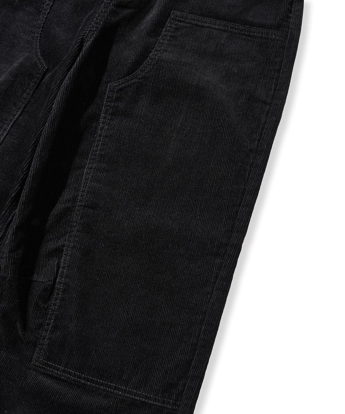 브라운브레스(BROWNBREATH) DOUBLE KNEE CORDUROY PANTS - BLACK
