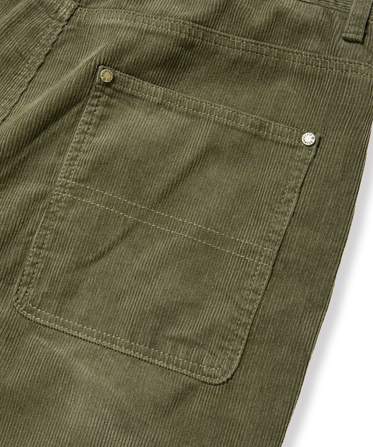 브라운브레스(BROWNBREATH) DOUBLE KNEE CORDUROY PANTS - KHAKI