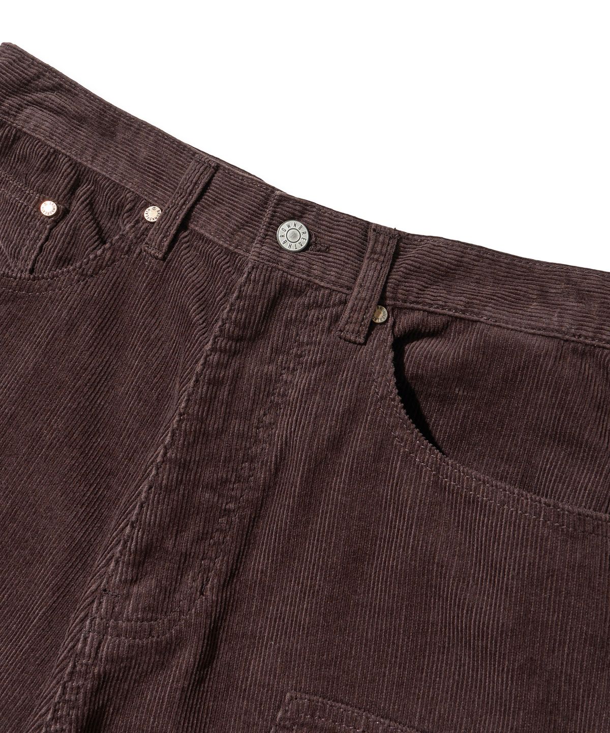 브라운브레스(BROWNBREATH) DOUBLE KNEE CORDUROY PANTS - BROWN