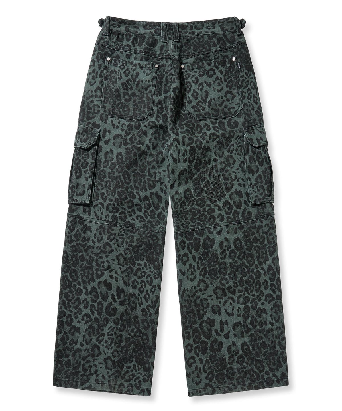 브라운브레스(BROWNBREATH) LEOPARD PATTERN CARGO PANTS - NAVY