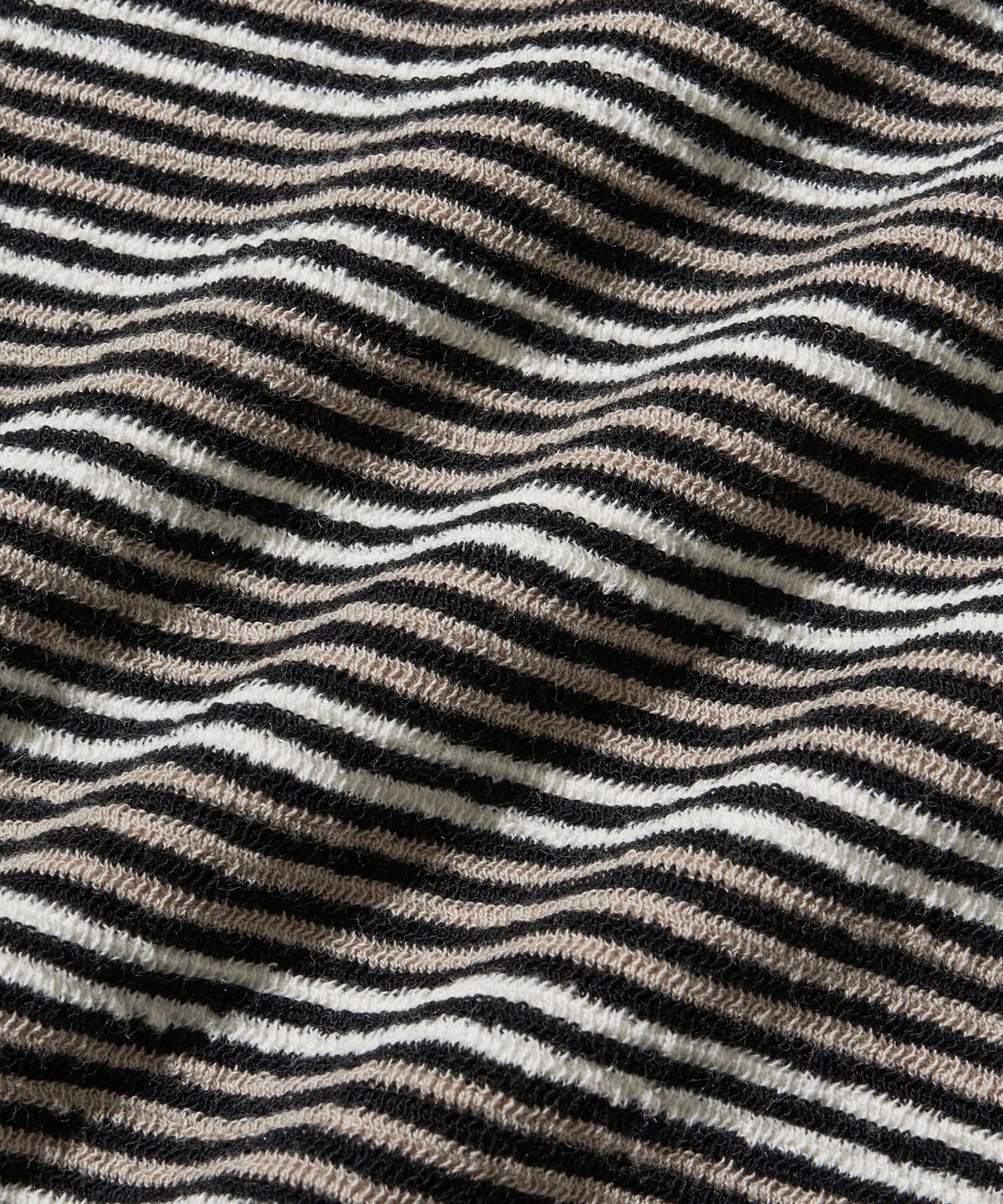 브라운브레스(BROWNBREATH) TAG TOWEL STRIPE LONGSLEEVE - BLACK