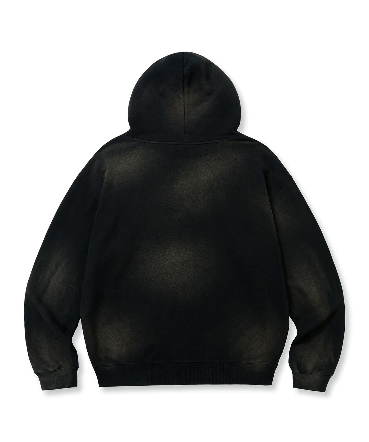 브라운브레스(BROWNBREATH) TAKE INSPIRATION WASHED HOODIE - BLACK