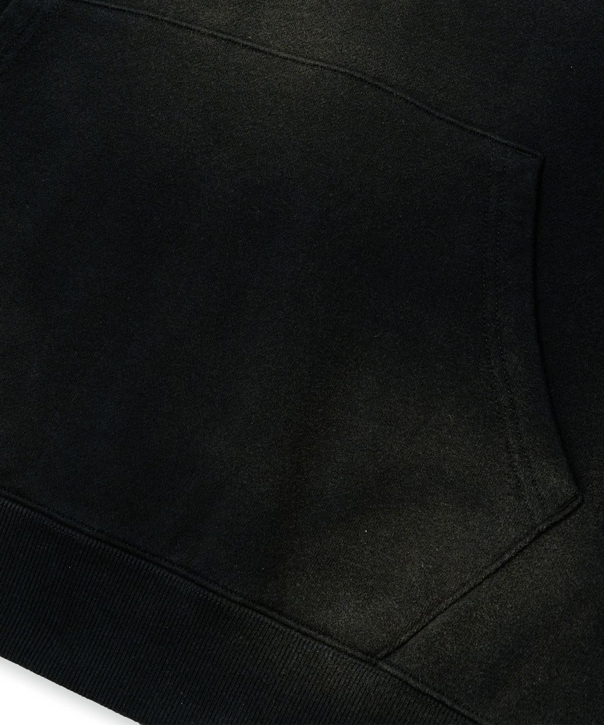 브라운브레스(BROWNBREATH) TAKE INSPIRATION WASHED HOODIE - BLACK