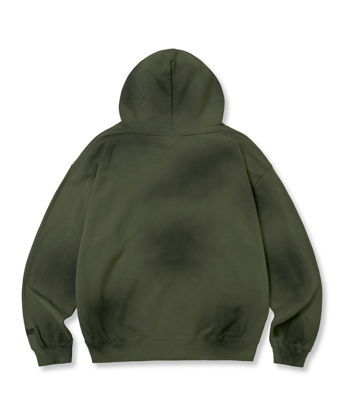 브라운브레스(BROWNBREATH) TAKE INSPIRATION WASHED HOODIE - KHAKI
