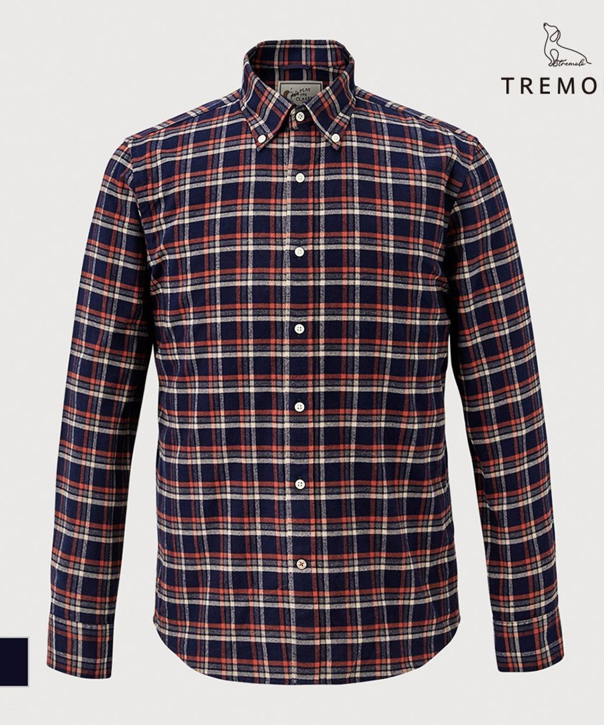 트레몰로(TREMOLO) 체크패턴 C셔츠_TRHNL4F9241