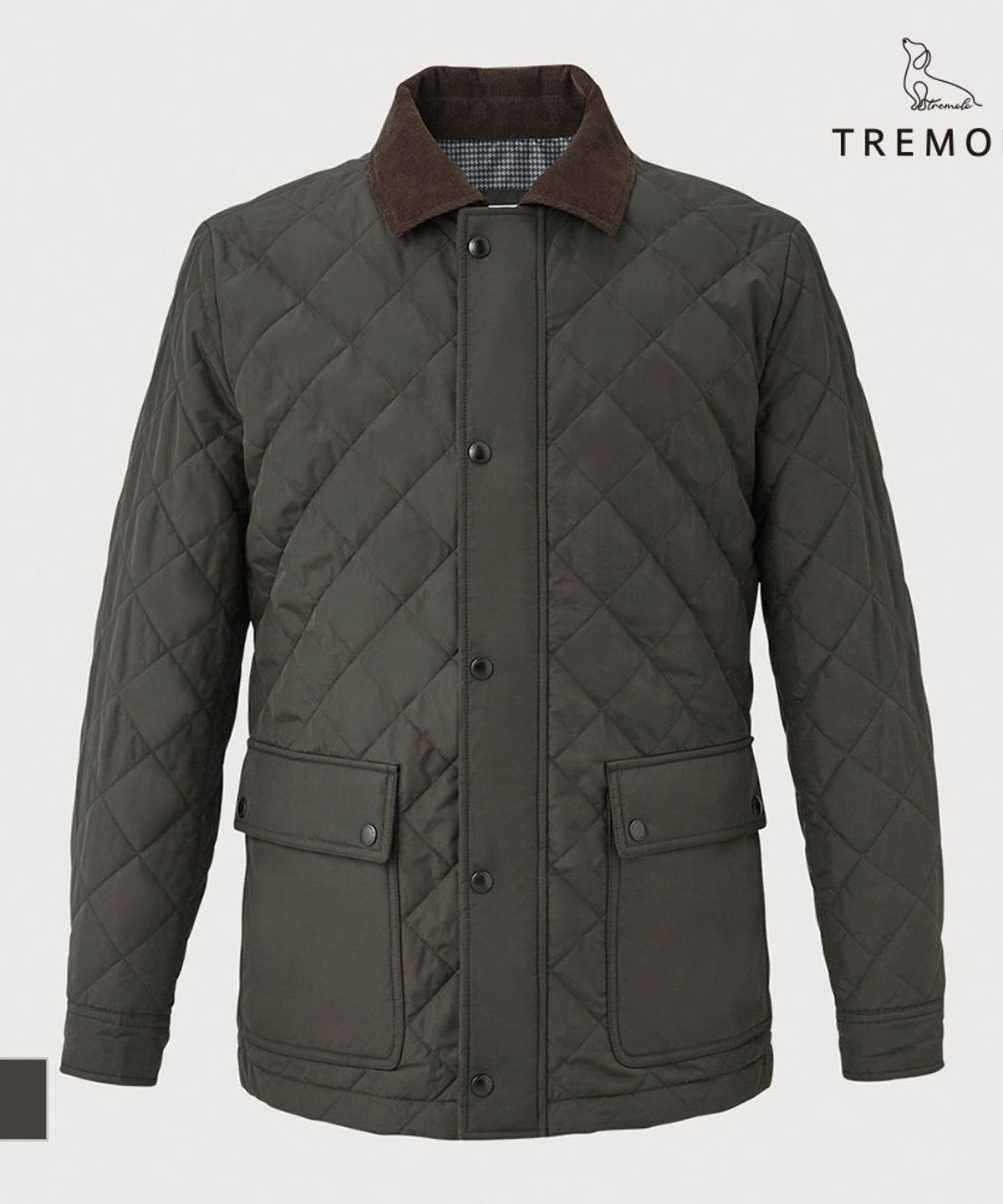 트레몰로(TREMOLO) 퀼팅 점퍼_TRHKA4F8431