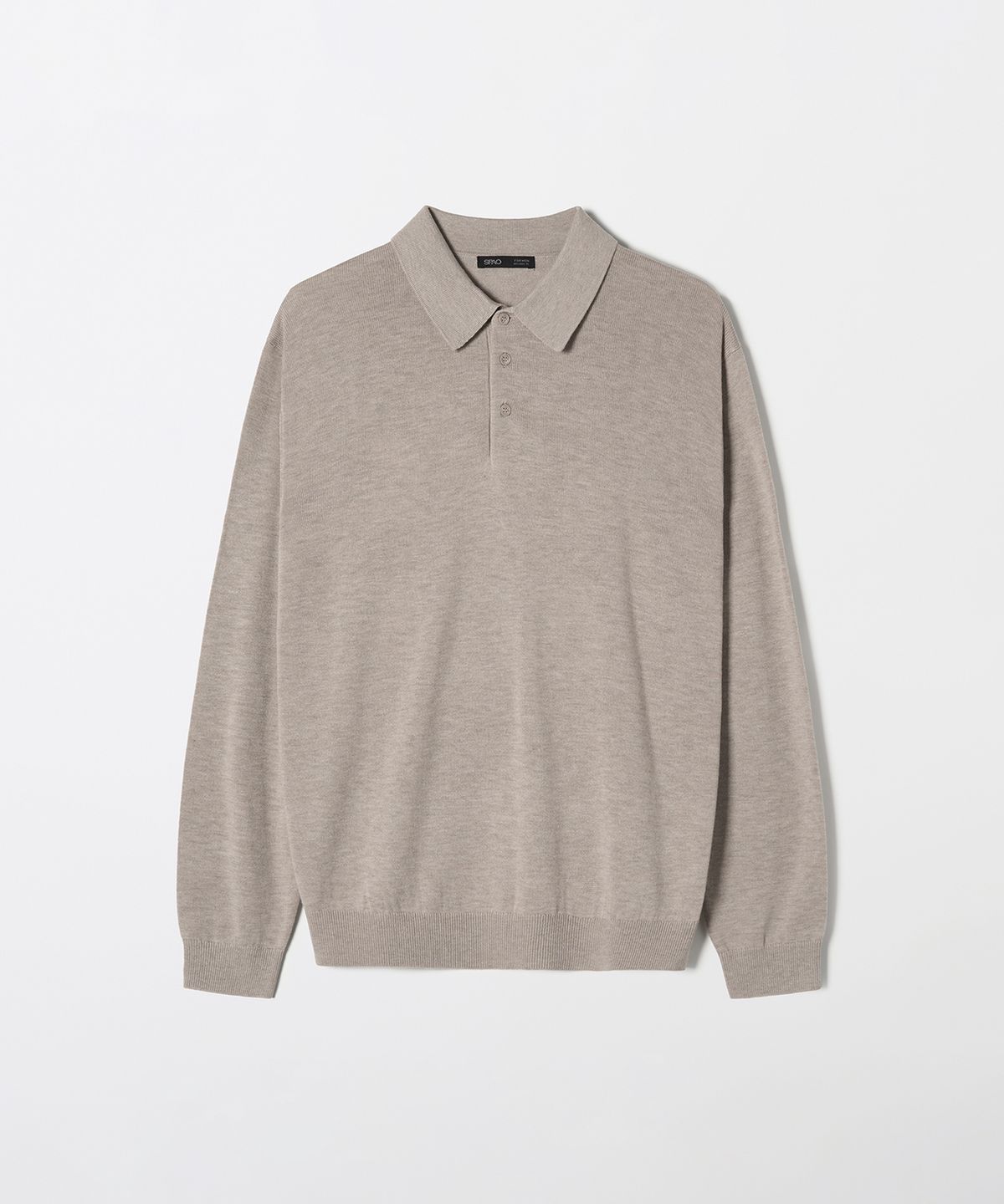 스파오(SPAO) [메리노울블렌드] 칼라넥 니트_SPKWF4TM02