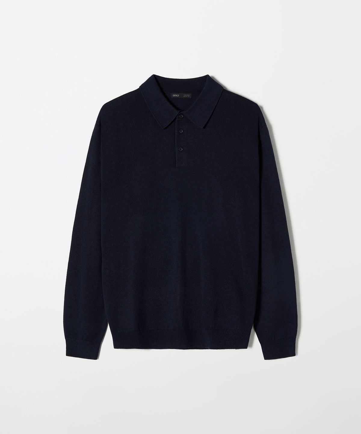 스파오(SPAO) [메리노울블렌드] 칼라넥 니트_SPKWF4TM02