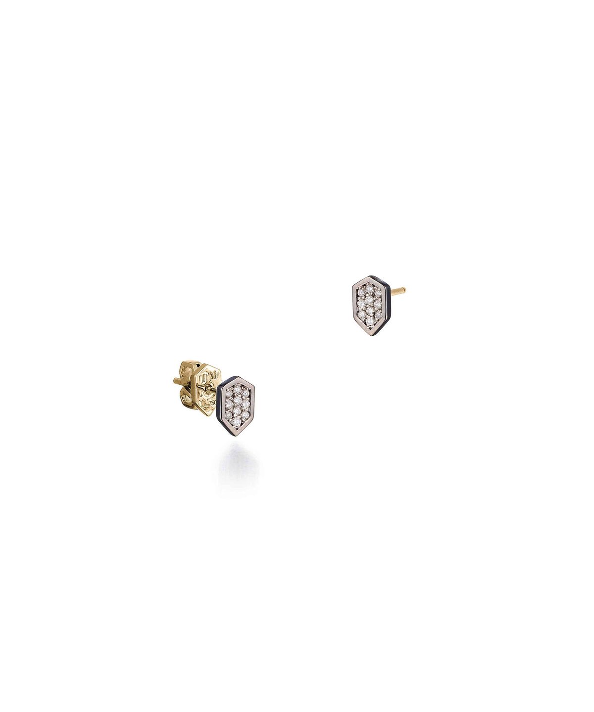 트렌카디즘(TRENCADISM) 패트릭 귀걸이 18K 골드 다이아몬드 이어링 PATRICK_Earring_PTE6P