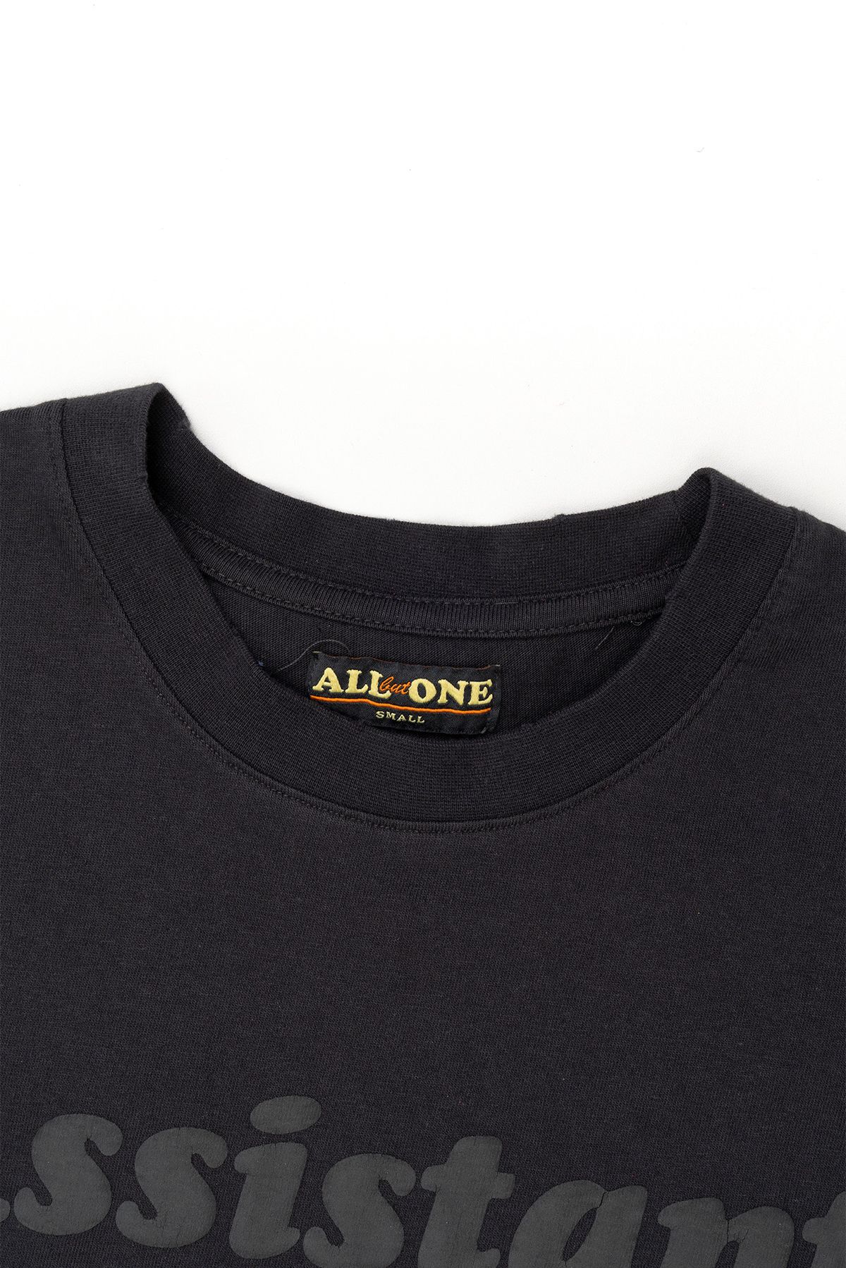 올벗원(ALLBUTONE) 어시스턴트 티 다크 더스티 블랙
