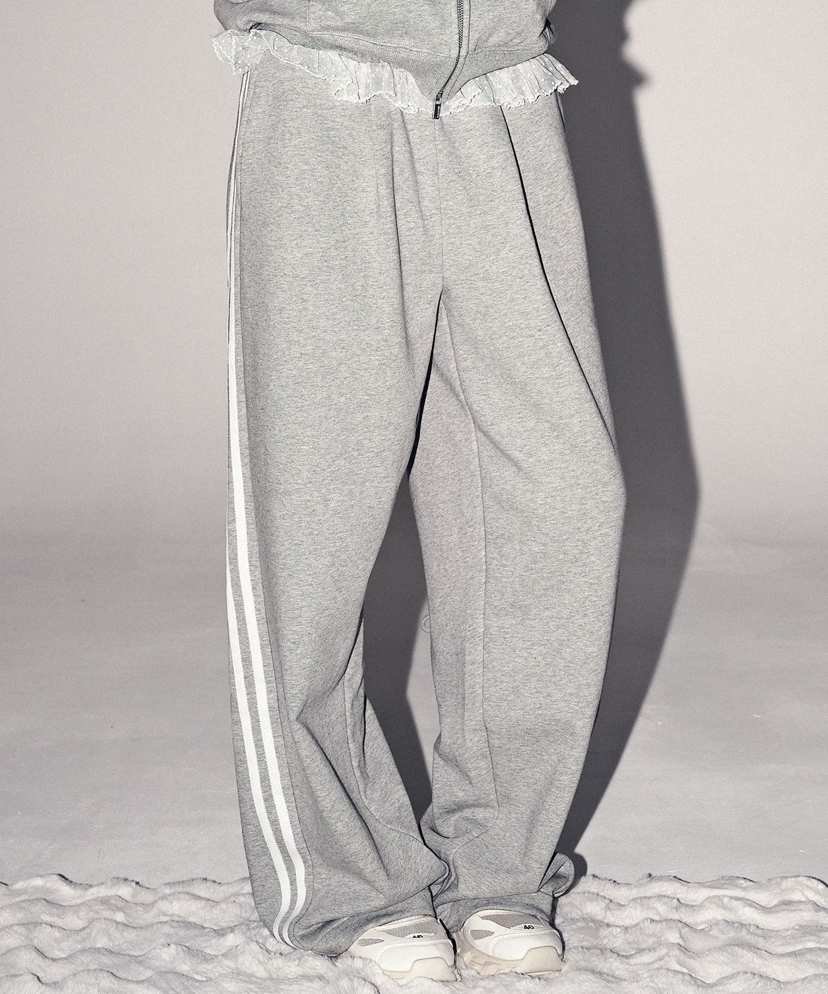 어반드레스(AVANDRESS) Lace Pop Wide Pants_4Colors