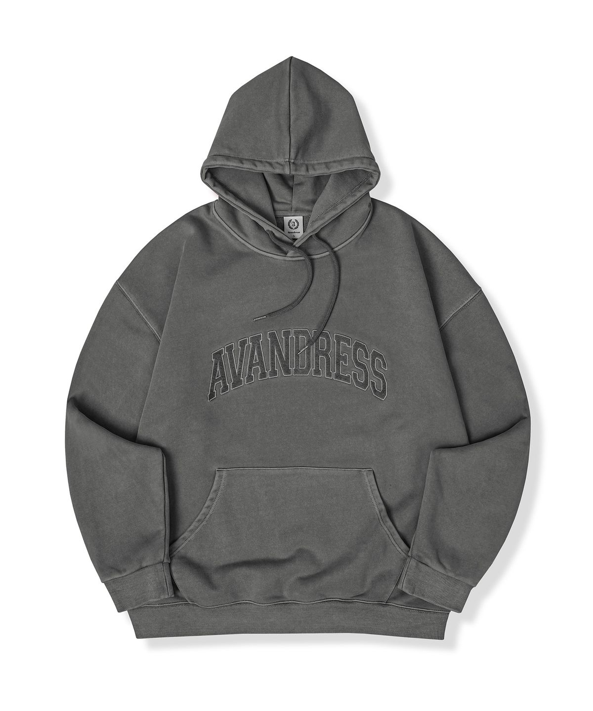 어반드레스(AVANDRESS) Pigment Felt Overfit Hoody PIGMENT WASHING BLACK