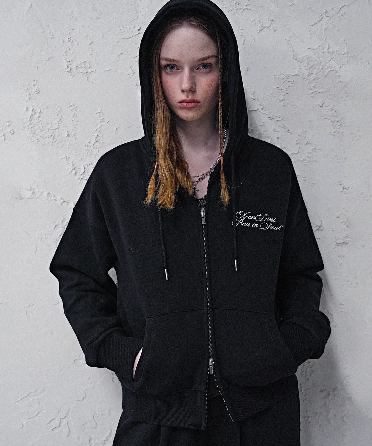 어반드레스(AVANDRESS) Angel Wing Hoody Zip-up_4Colors