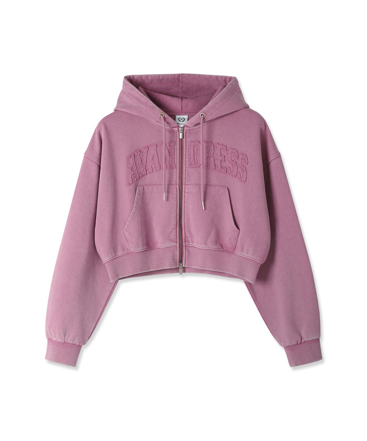 어반드레스(AVANDRESS) Salt Applique Crop Hood Zip-up_2Colors