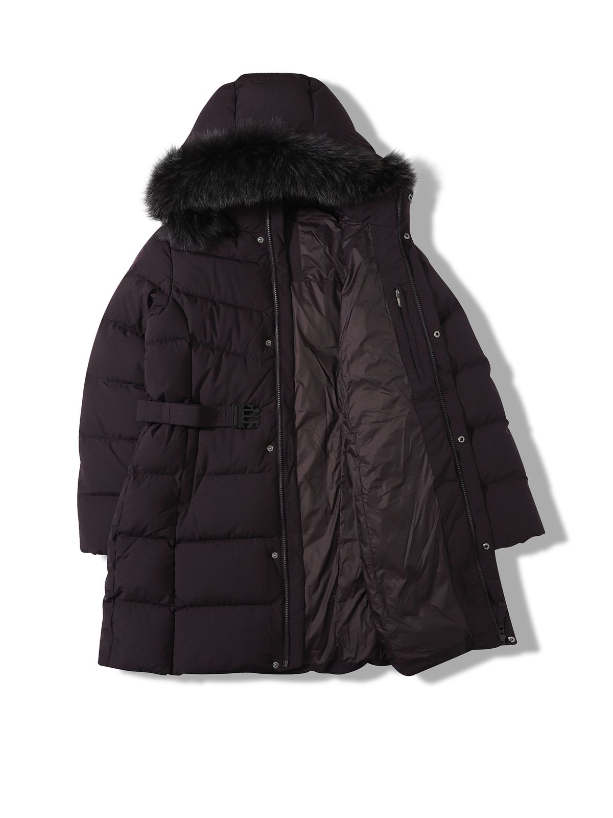 케이투(K2) BOOST_아이린(IRENE) FUR 다운 W_DARK BLACK PLUM