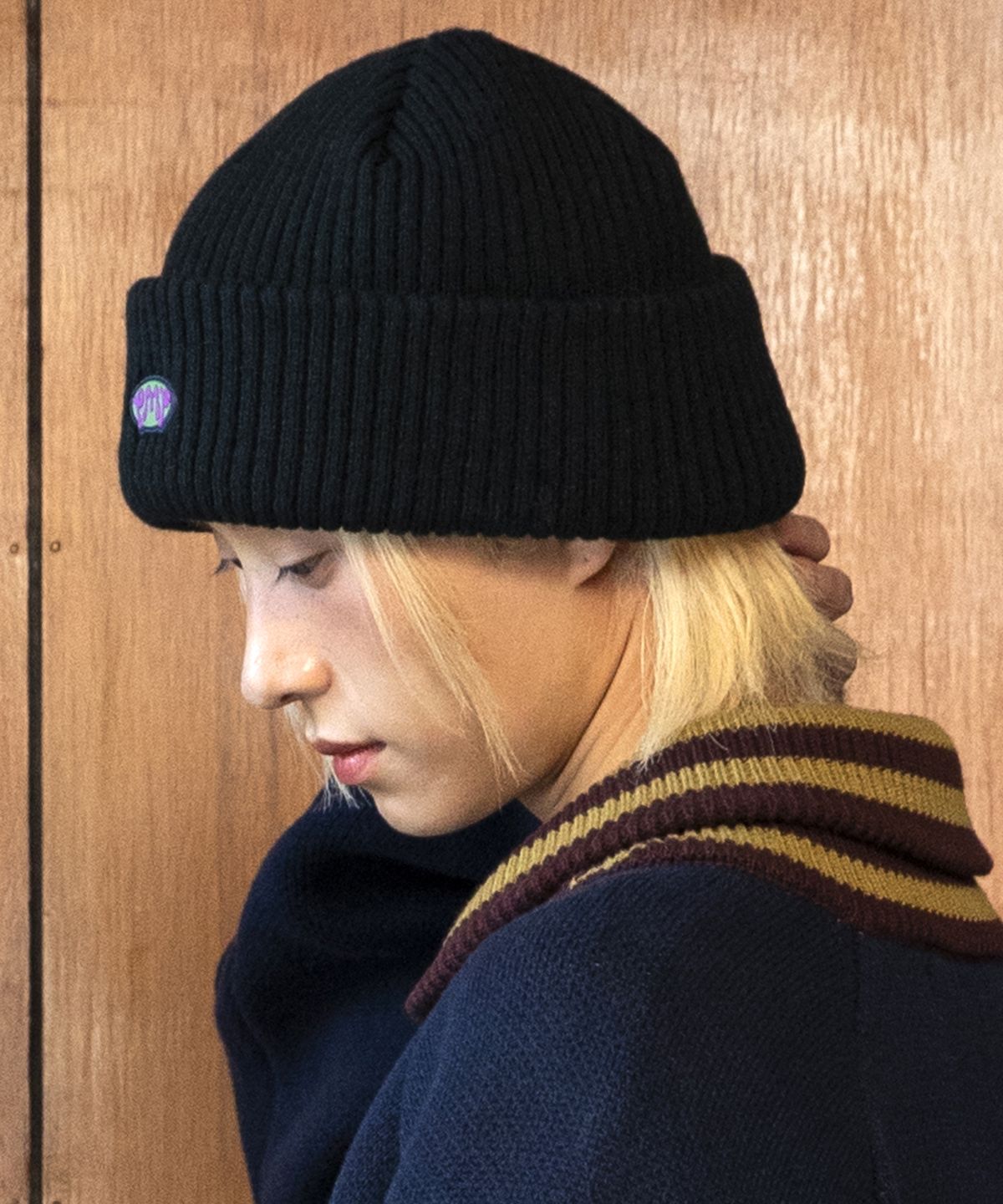 글랙(GLACK) GZC002 PMP 로고 빅 비니 (BLACK)