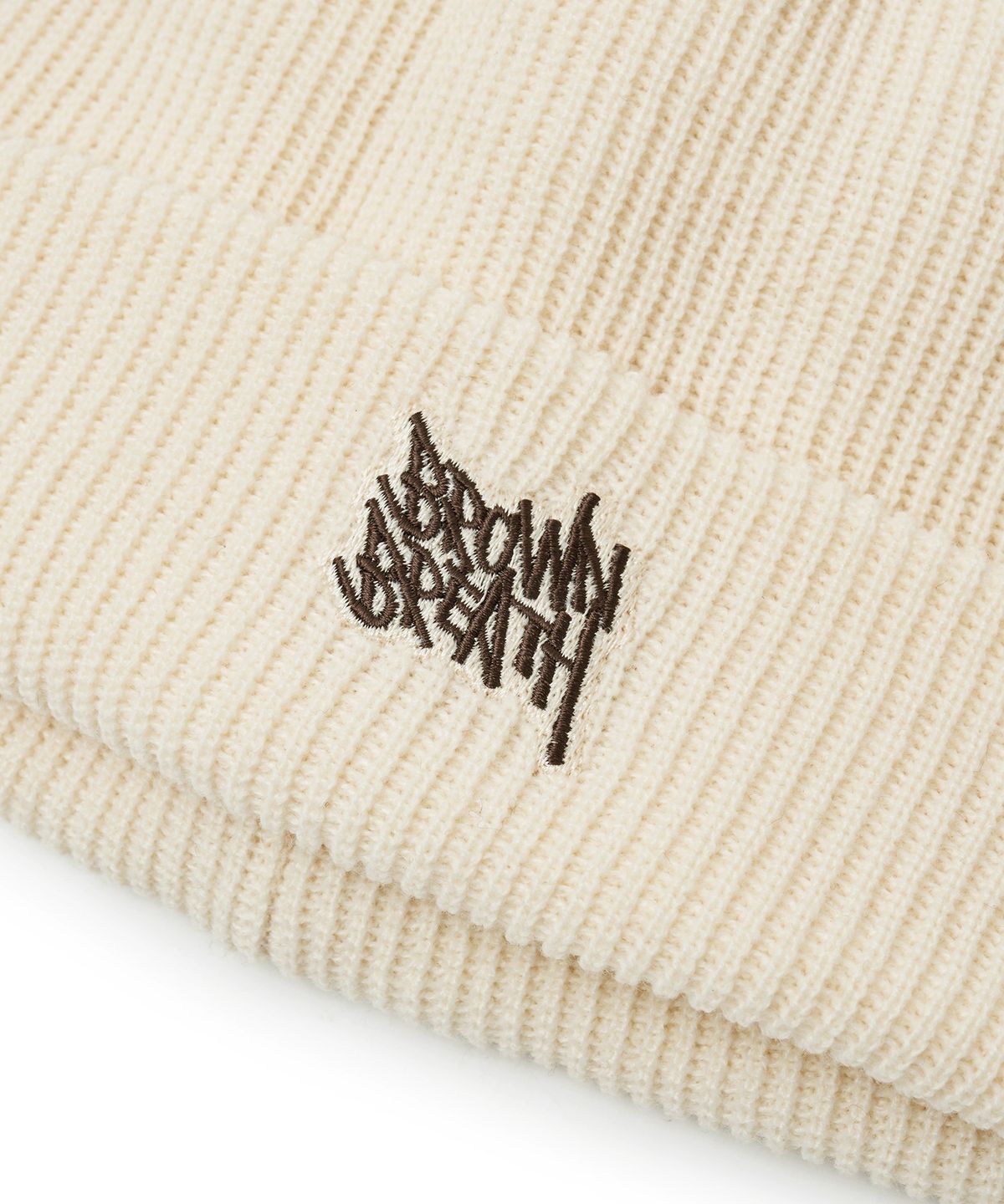 브라운브레스(BROWNBREATH) TAG BEANIE - IVORY