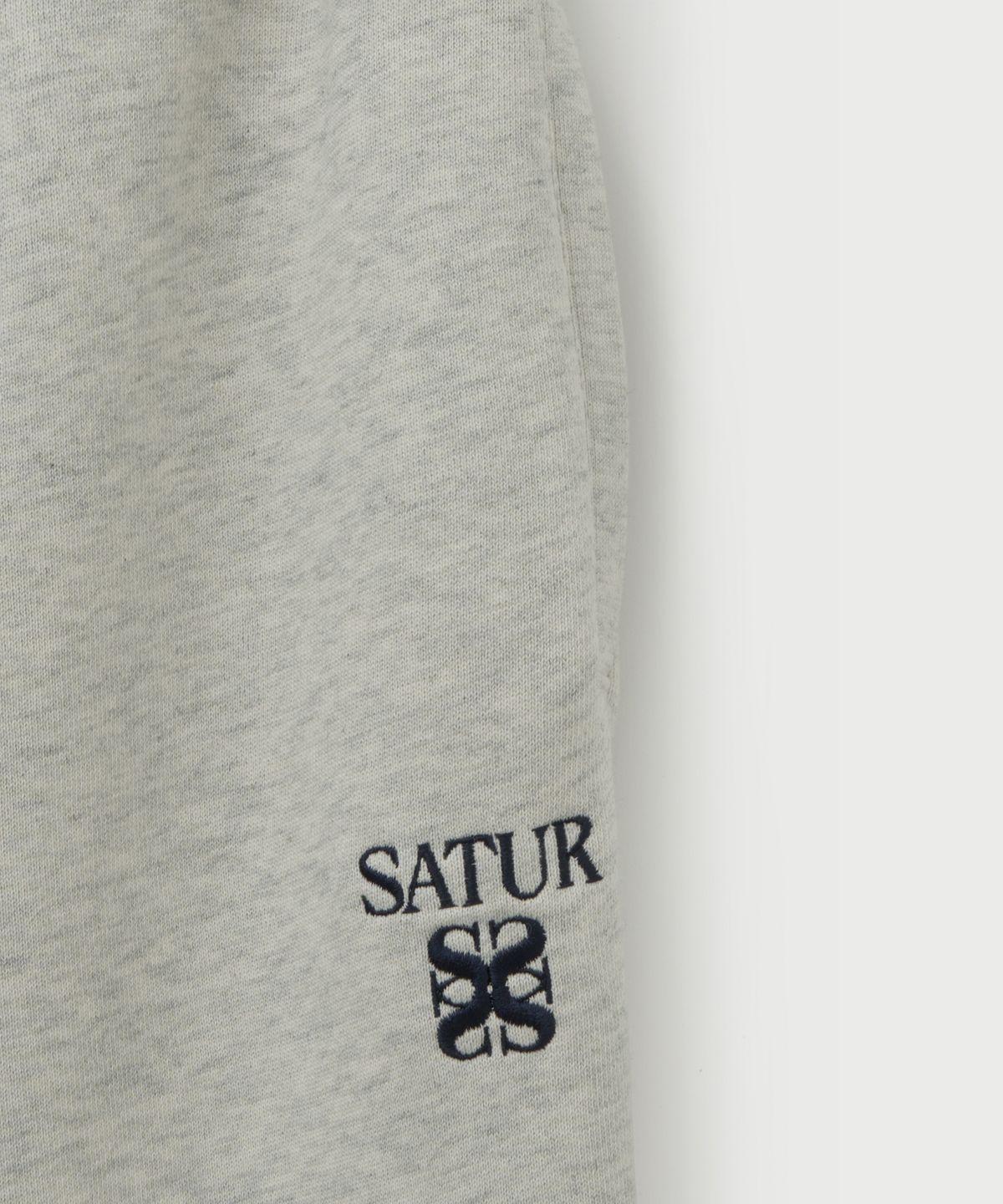세터 키즈(SATUR KIDS) (K) 클래식 로고 스웨트팬츠 멜란지 아이보리