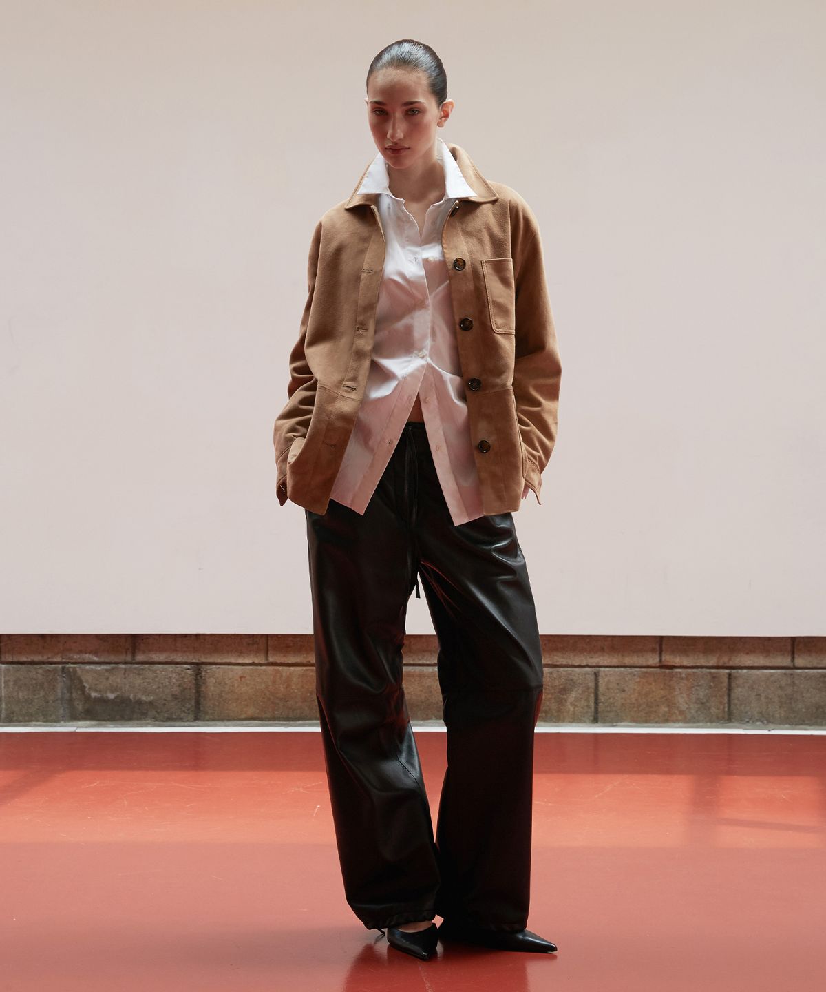 베르데마르(VERDEMAR) Suede Atelier Jacket_Beige
