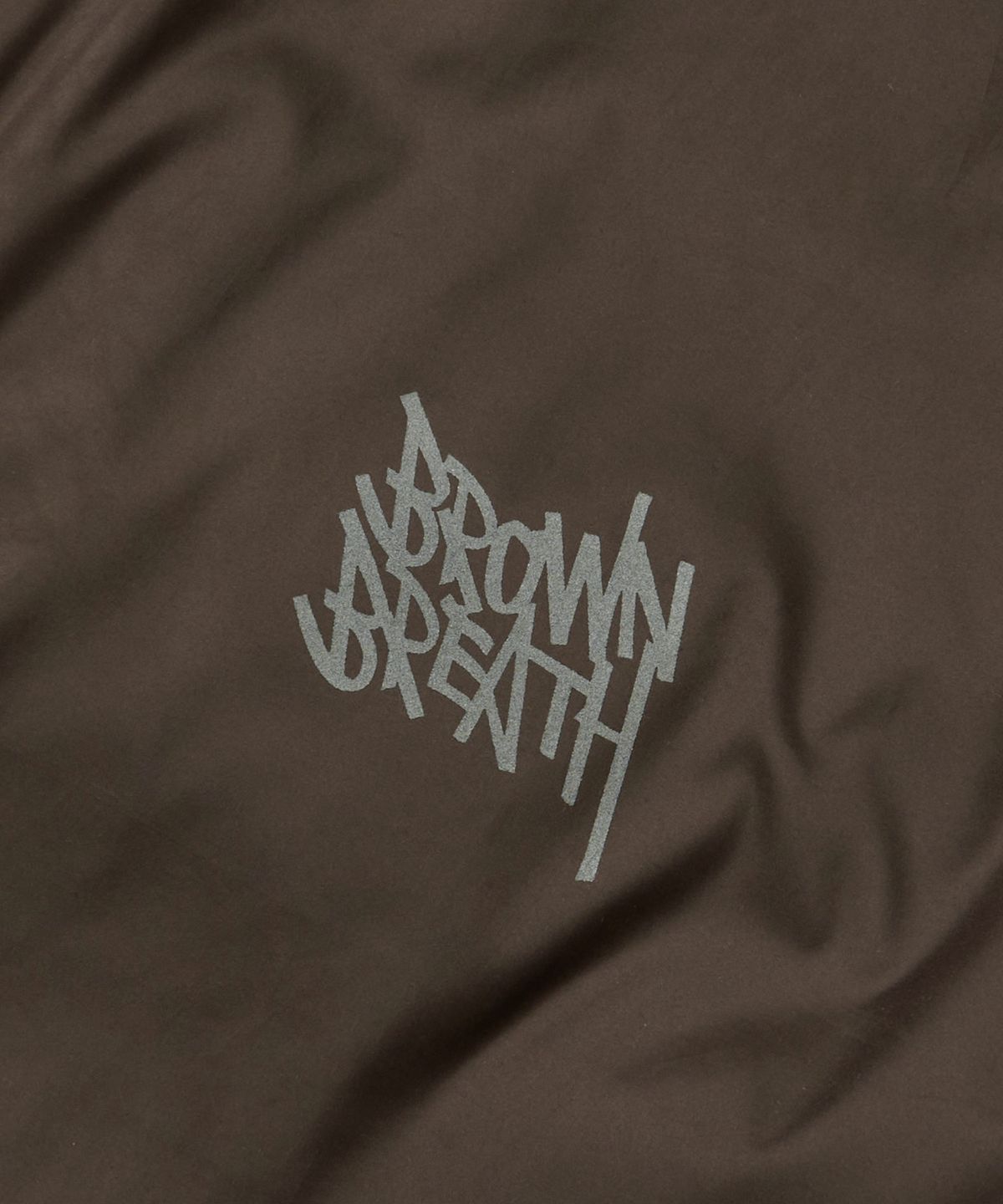 브라운브레스(BROWNBREATH) TAG LIGHT PADDING HOOD JACKET - BROWN