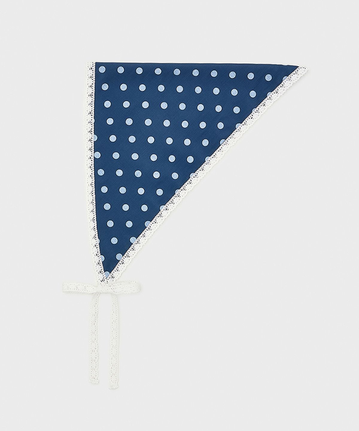 민씨오(MINCO) 와이드 도트 레이스 보닛_navy