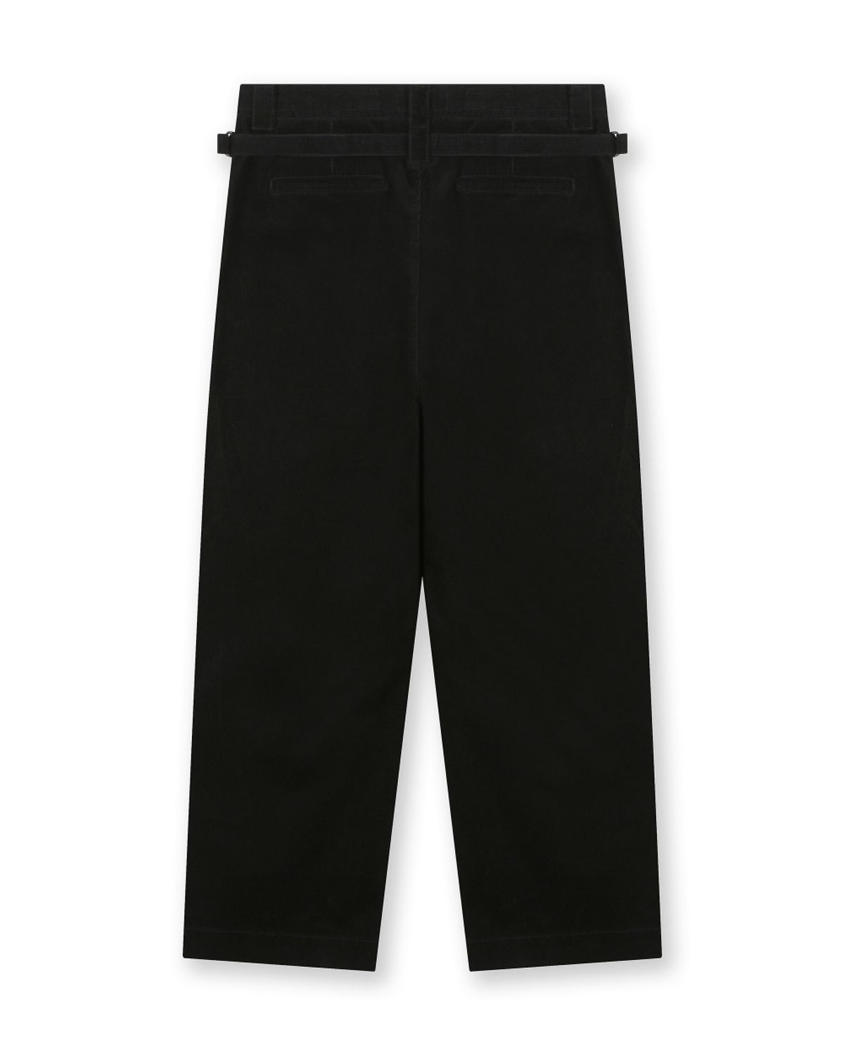 비슬로우(BESLOW) CORDUROY TWO TUCK PANTS BLACK