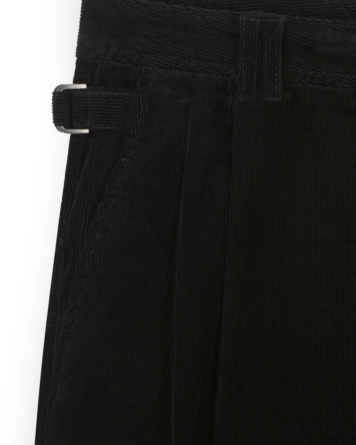 비슬로우(BESLOW) CORDUROY TWO TUCK PANTS BLACK