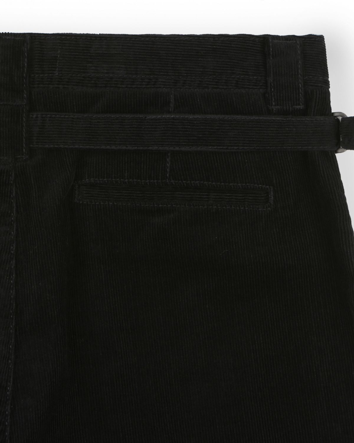 비슬로우(BESLOW) CORDUROY TWO TUCK PANTS BLACK