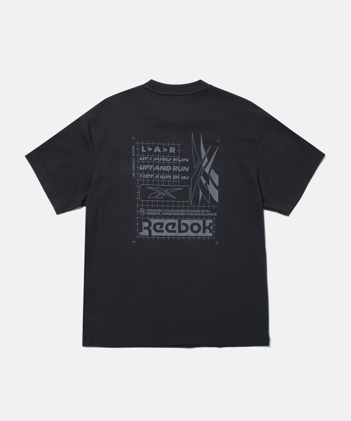 리복(REEBOK) 나노 액티브 반팔 - 차콜