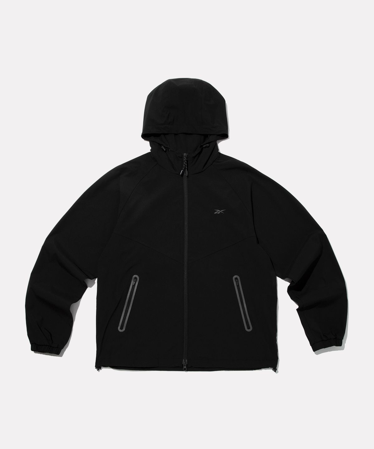 리복(REEBOK) 나노 러닝 윈드 브레이커 - 블랙