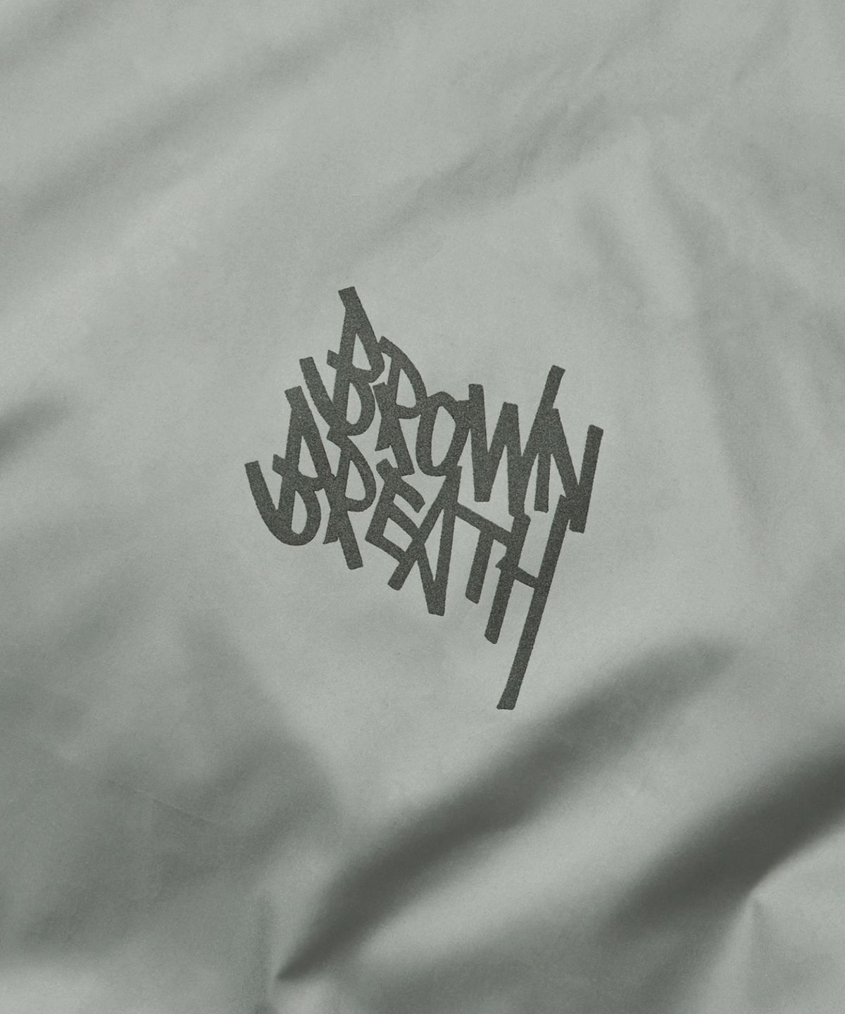 브라운브레스(BROWNBREATH) TAG LIGHT PADDING HOOD JACKET - LIGHT GREY