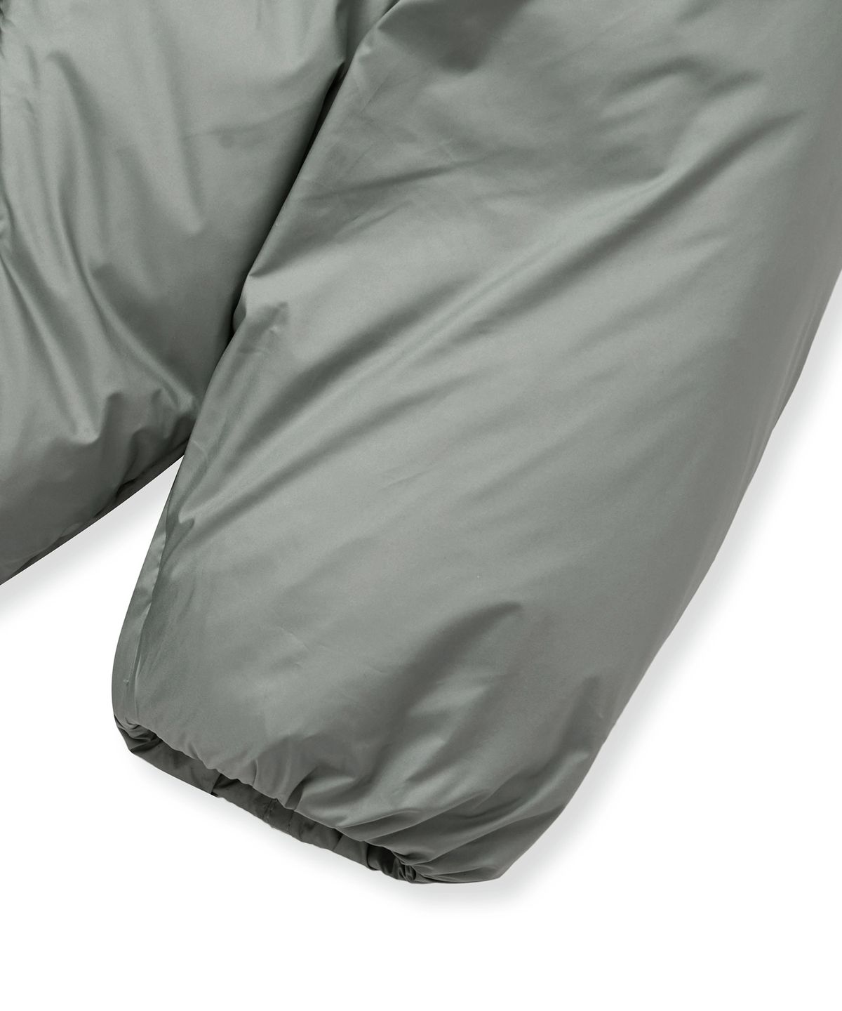 브라운브레스(BROWNBREATH) TAG LIGHT PADDING HOOD JACKET - LIGHT GREY