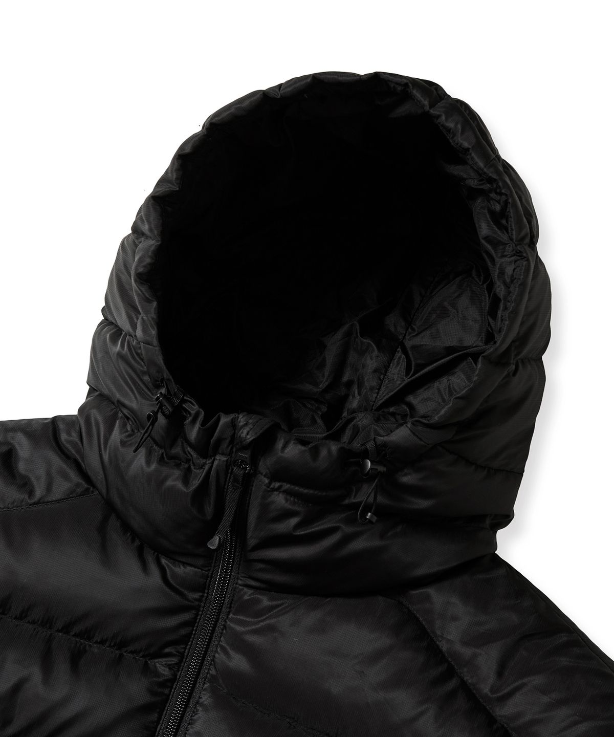 브라운브레스(BROWNBREATH) PANELED LIGHT DOWN JACKET - BLACK