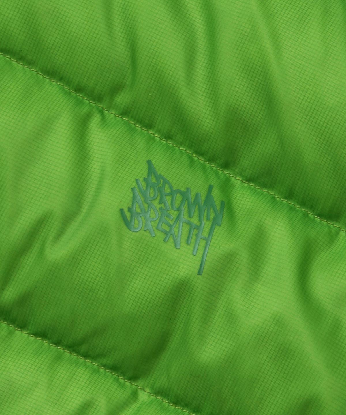 브라운브레스(BROWNBREATH) PANELED LIGHT DOWN JACKET - GREEN