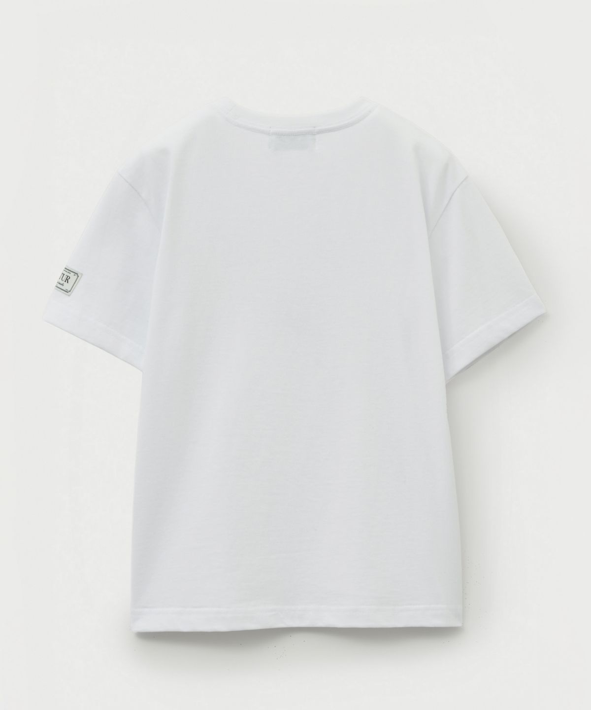 세터 키즈(SATUR KIDS) (K) 클래식 로고 반팔 티셔츠 화이트