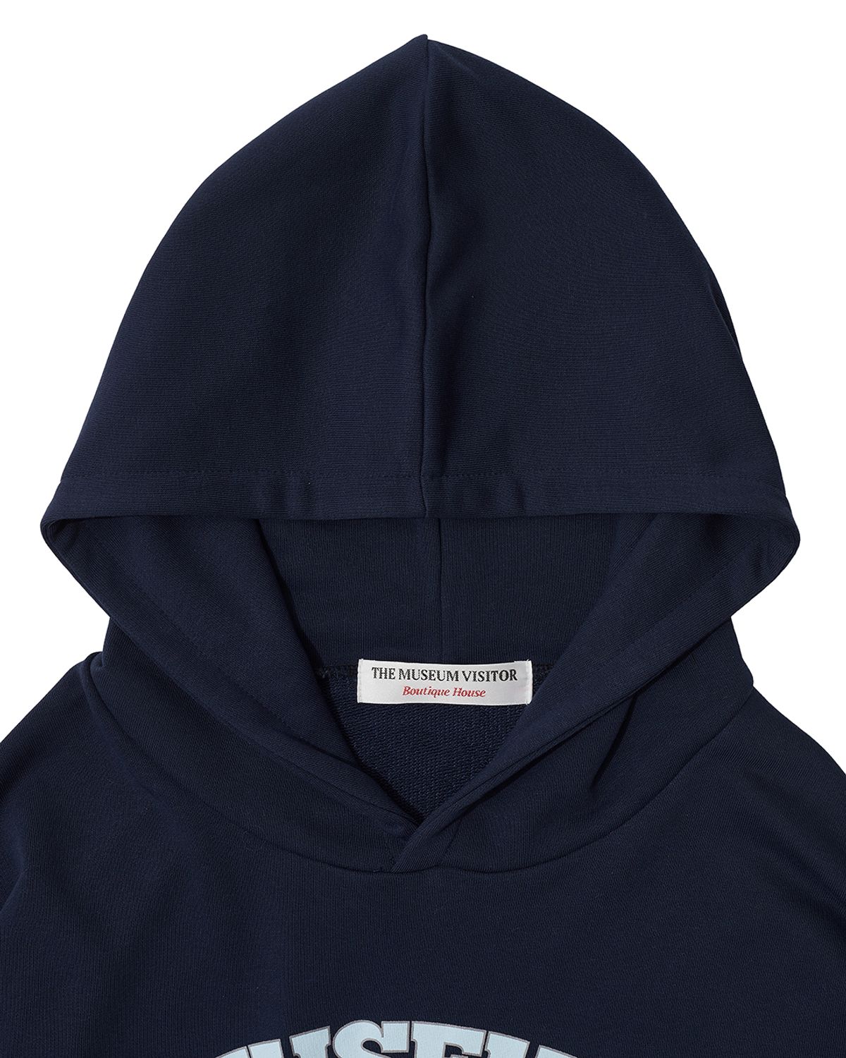 더뮤지엄비지터(THEMUSEUMVISITOR) FRIENDS GRAPHIC HOODIE (NAVY)