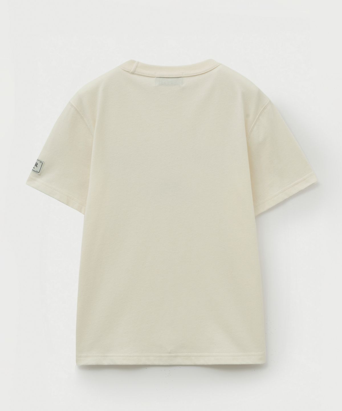 세터 키즈(SATUR KIDS) (K) 세터 로고 보야지 반팔 티셔츠 크림 레드