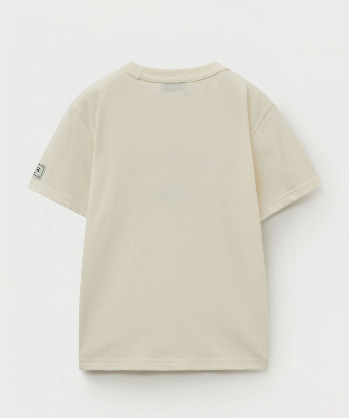 세터 키즈(SATUR KIDS) (K) 세터 로고 보야지 반팔 티셔츠 크림